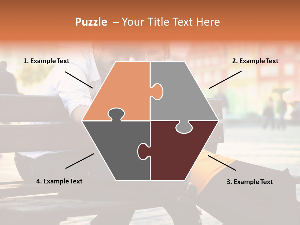 White Girlfriend Dating PowerPoint Template