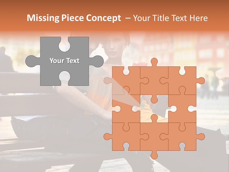 White Girlfriend Dating PowerPoint Template