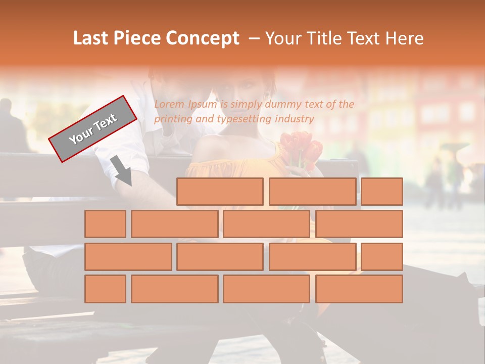 White Girlfriend Dating PowerPoint Template