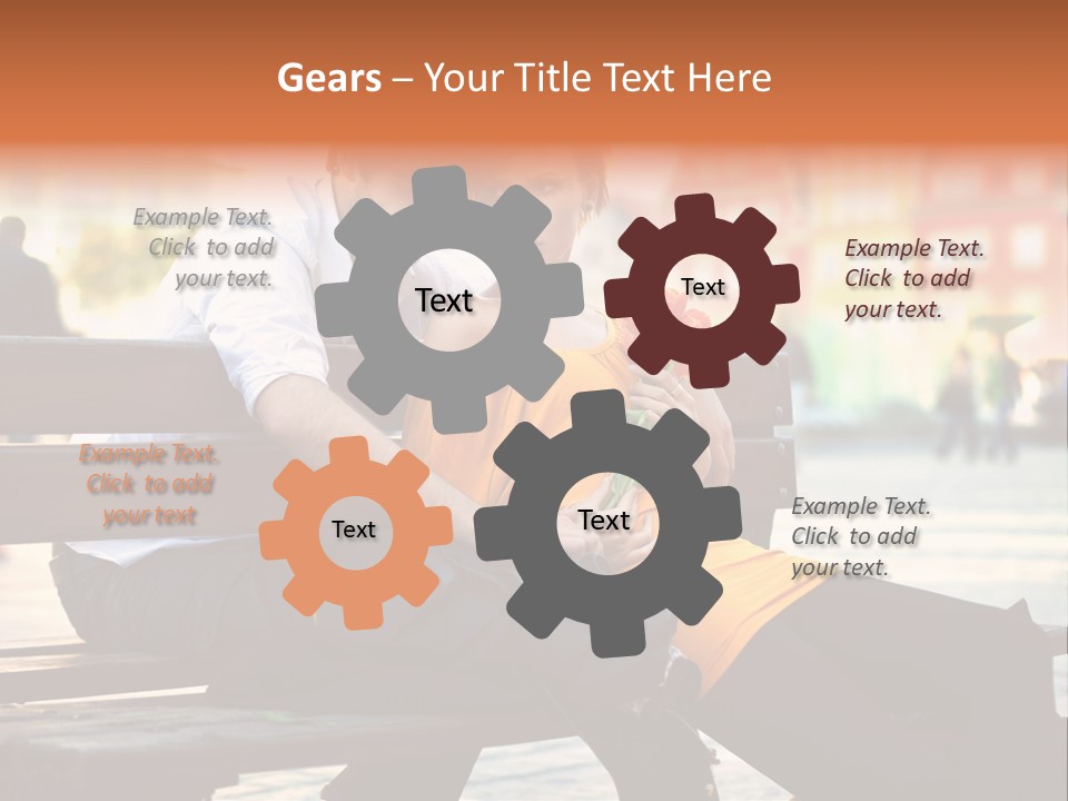 White Girlfriend Dating PowerPoint Template