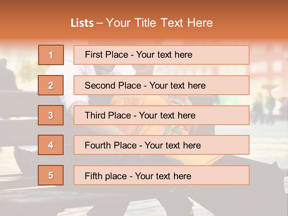 White Girlfriend Dating PowerPoint Template