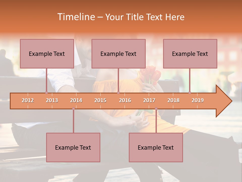 White Girlfriend Dating PowerPoint Template