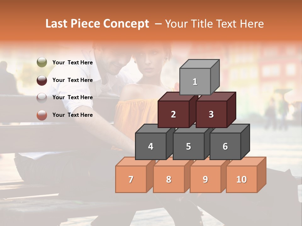 White Girlfriend Dating PowerPoint Template