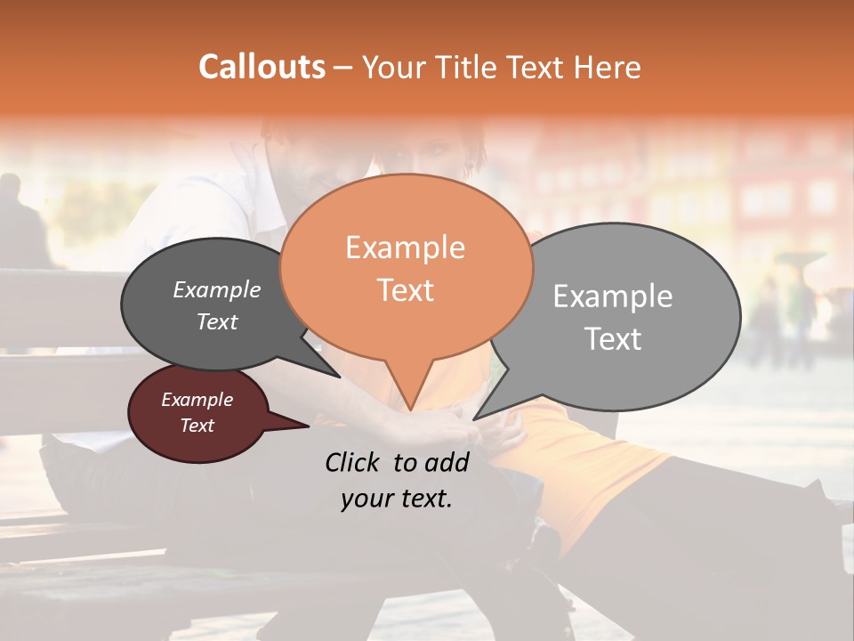 White Girlfriend Dating PowerPoint Template