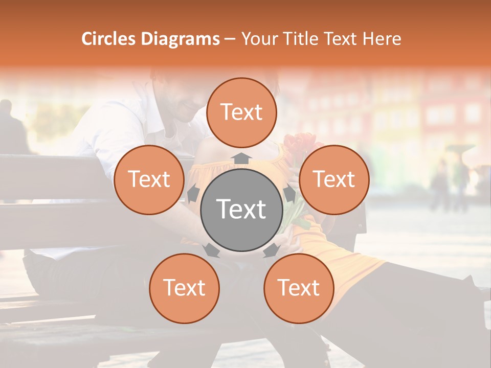 White Girlfriend Dating PowerPoint Template