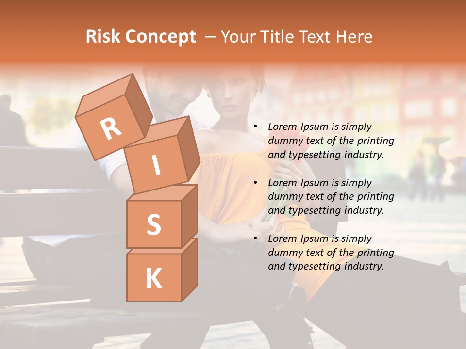 White Girlfriend Dating PowerPoint Template