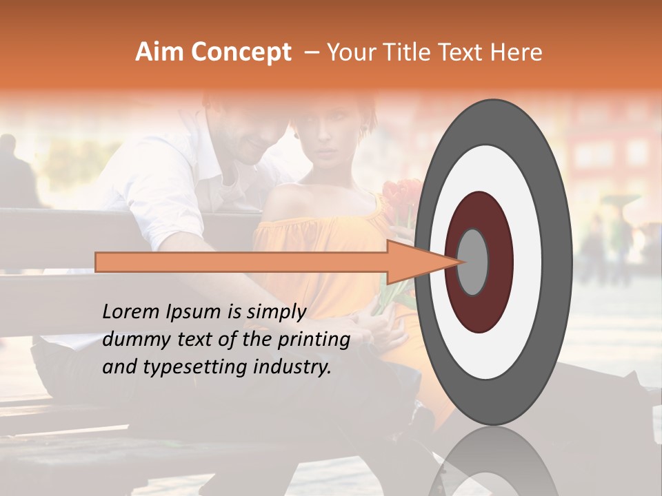 White Girlfriend Dating PowerPoint Template