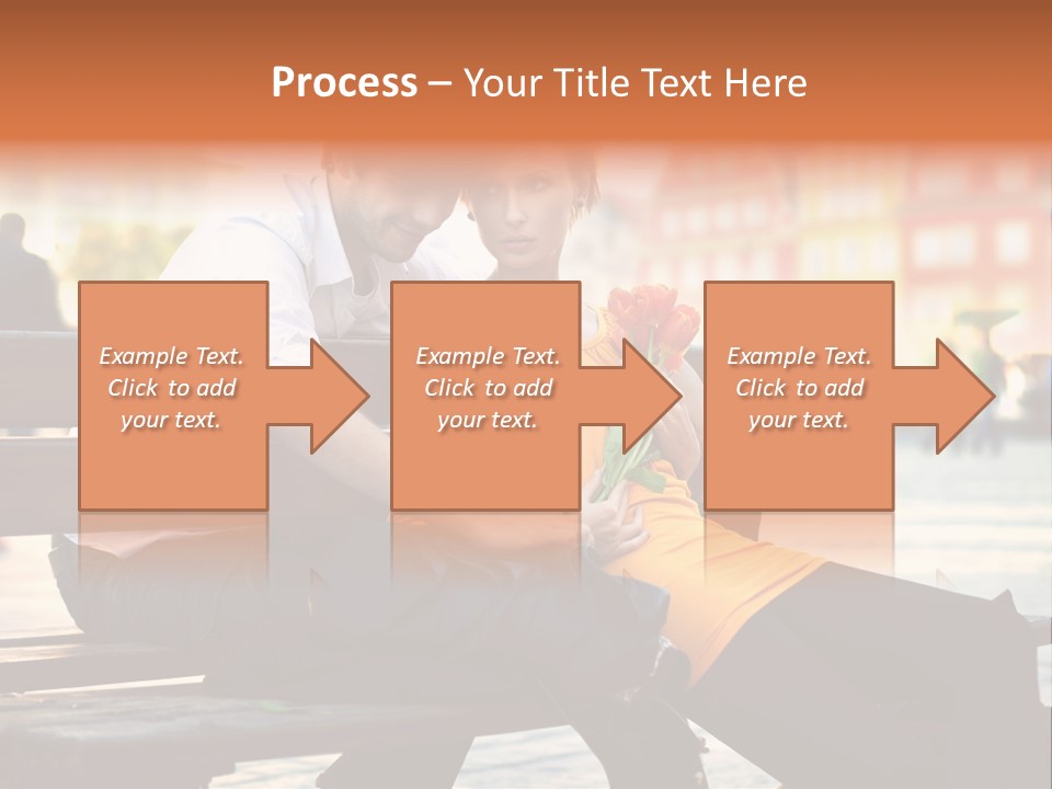 White Girlfriend Dating PowerPoint Template