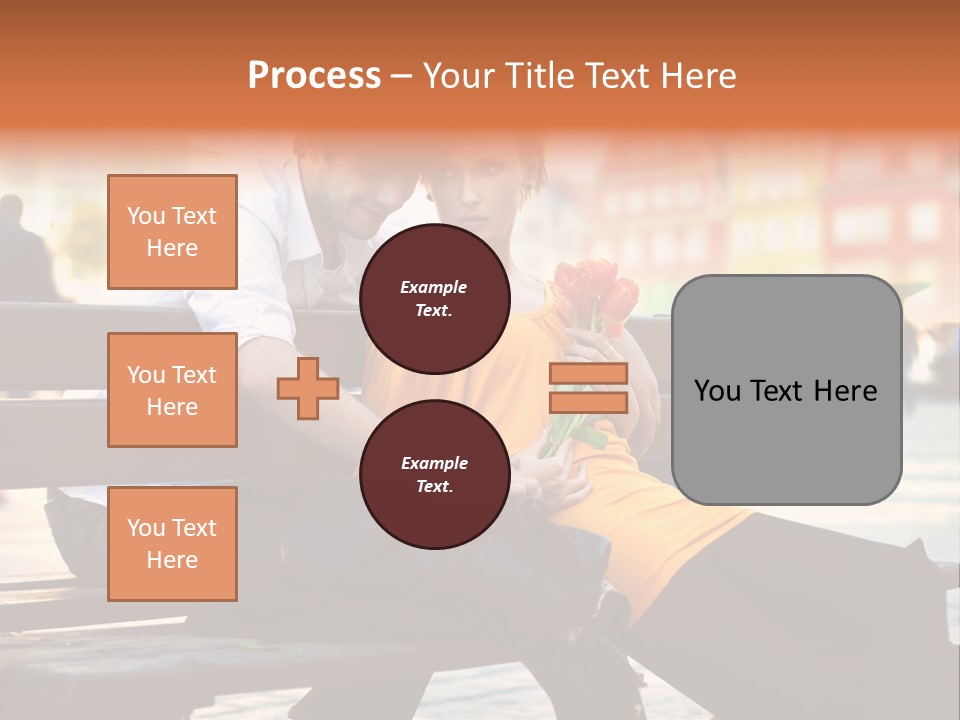 White Girlfriend Dating PowerPoint Template