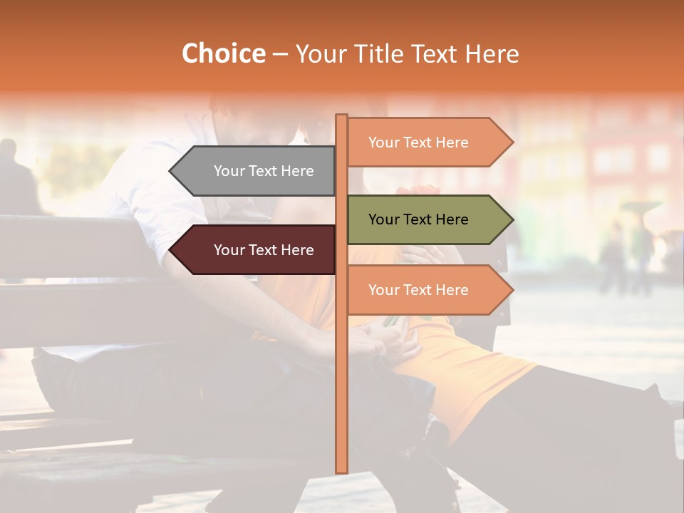 White Girlfriend Dating PowerPoint Template