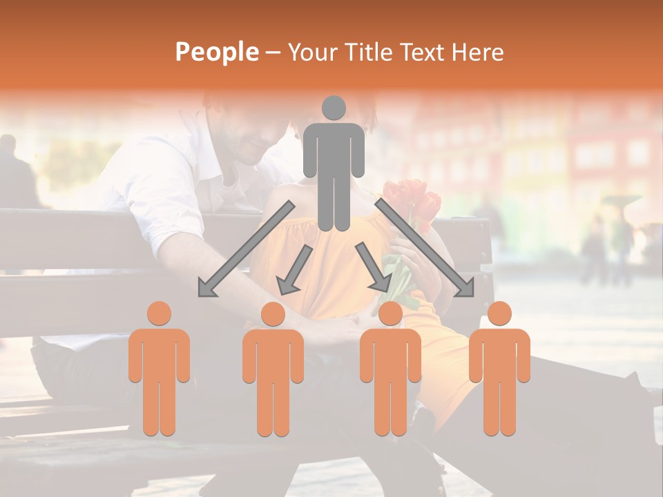 White Girlfriend Dating PowerPoint Template