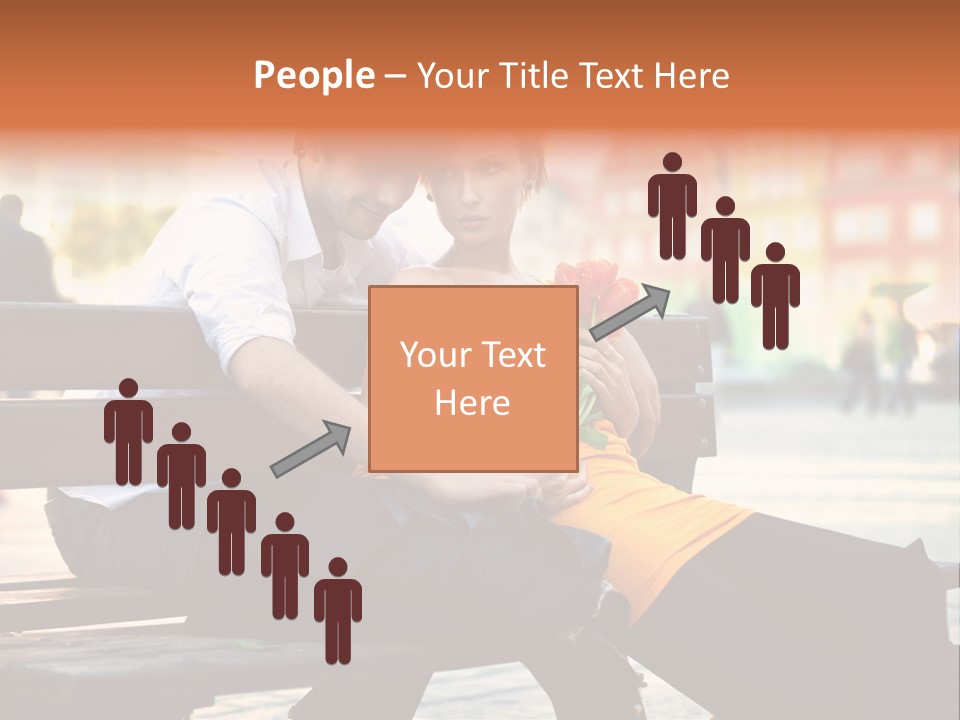 White Girlfriend Dating PowerPoint Template