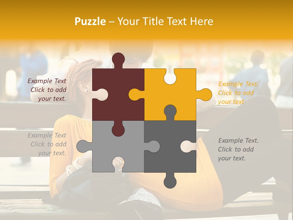 Flirt Date Flower PowerPoint Template