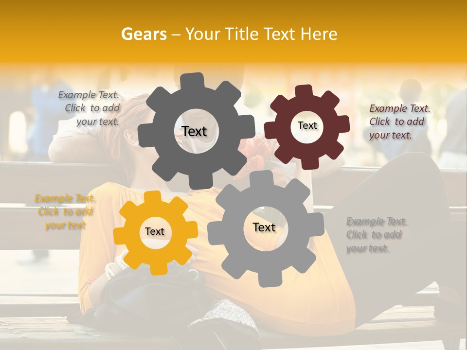 Flirt Date Flower PowerPoint Template