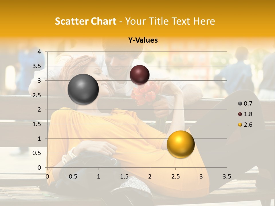 Flirt Date Flower PowerPoint Template