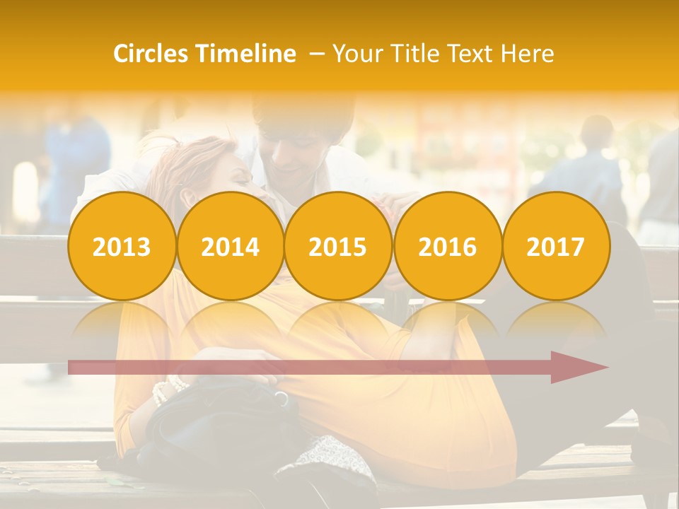 Flirt Date Flower PowerPoint Template