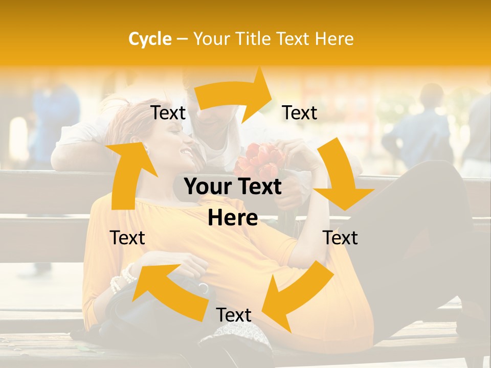 Flirt Date Flower PowerPoint Template