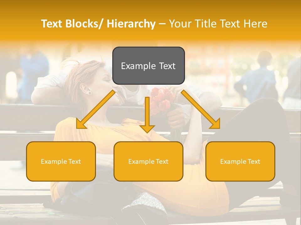 Flirt Date Flower PowerPoint Template