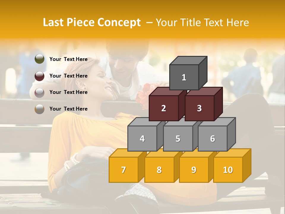 Flirt Date Flower PowerPoint Template