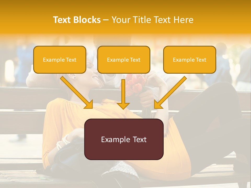 Flirt Date Flower PowerPoint Template
