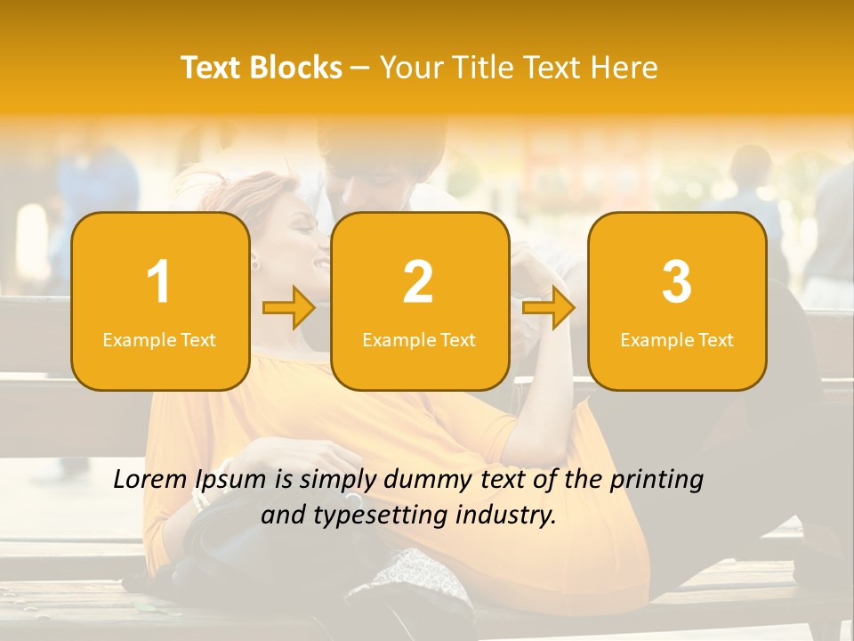 Flirt Date Flower PowerPoint Template