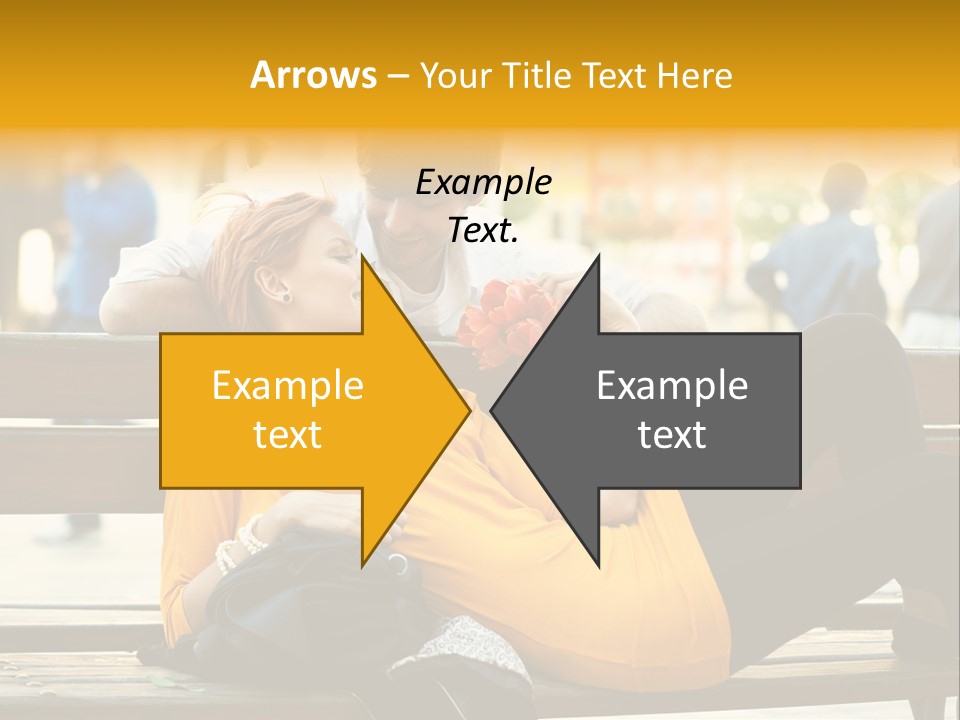 Flirt Date Flower PowerPoint Template