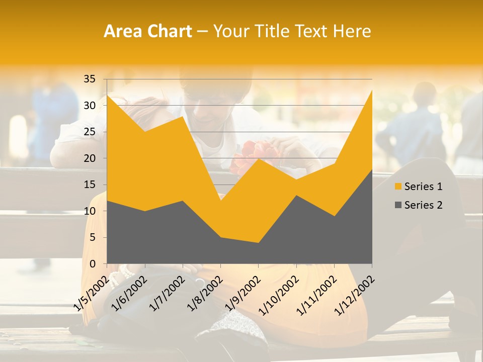 Flirt Date Flower PowerPoint Template