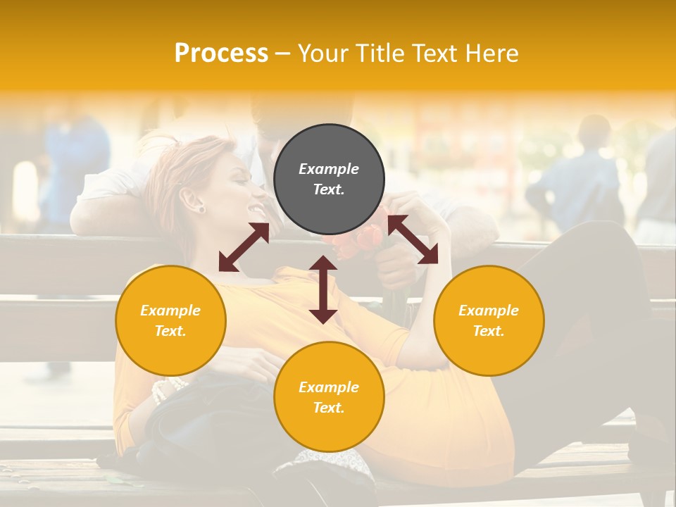 Flirt Date Flower PowerPoint Template