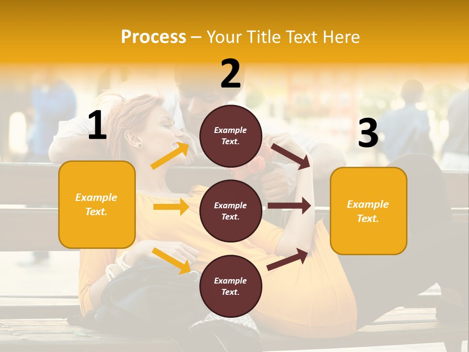 Flirt Date Flower PowerPoint Template