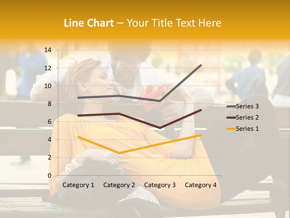 Flirt Date Flower PowerPoint Template