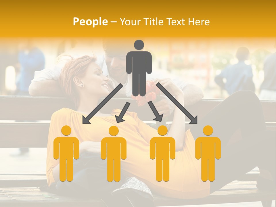 Flirt Date Flower PowerPoint Template