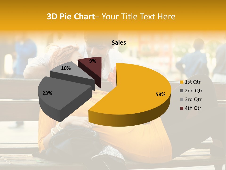 Flirt Date Flower PowerPoint Template