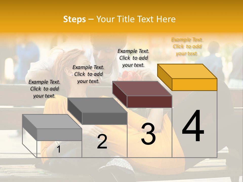 Flirt Date Flower PowerPoint Template