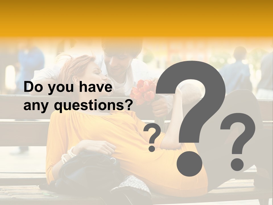 Flirt Date Flower PowerPoint Template