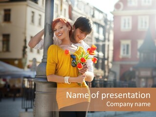 Hug Married Style PowerPoint Template