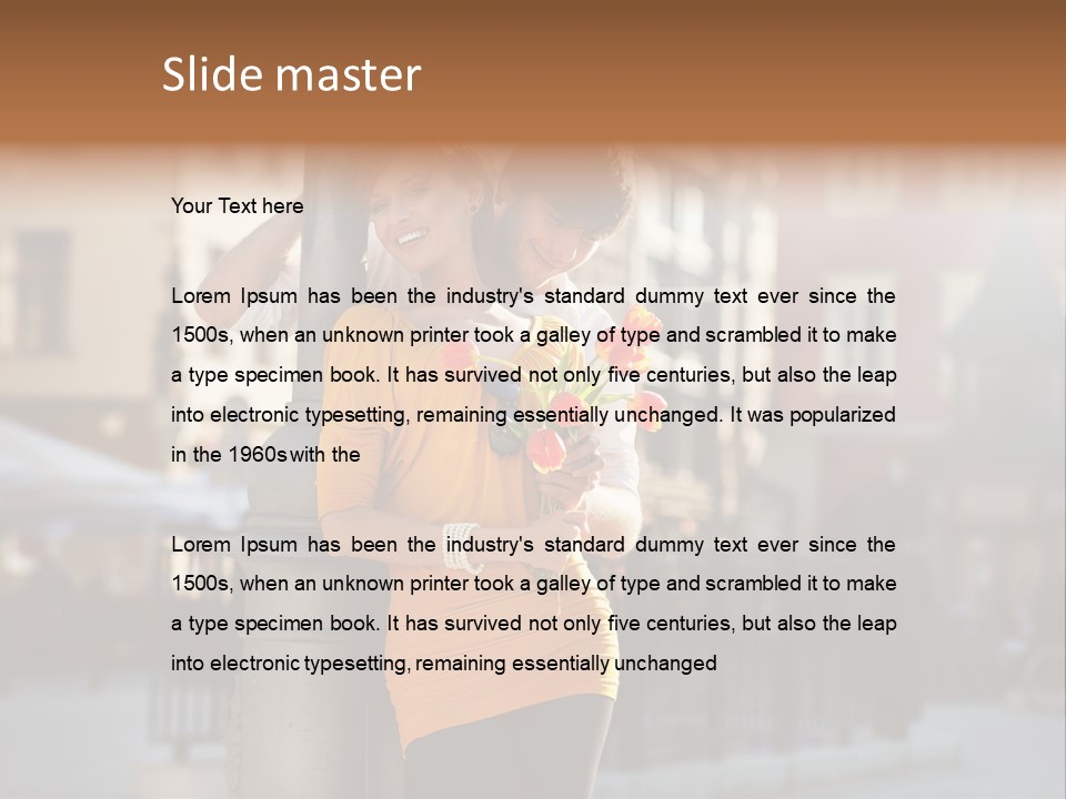 Hug Married Style PowerPoint Template