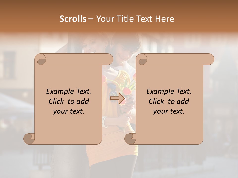 Hug Married Style PowerPoint Template