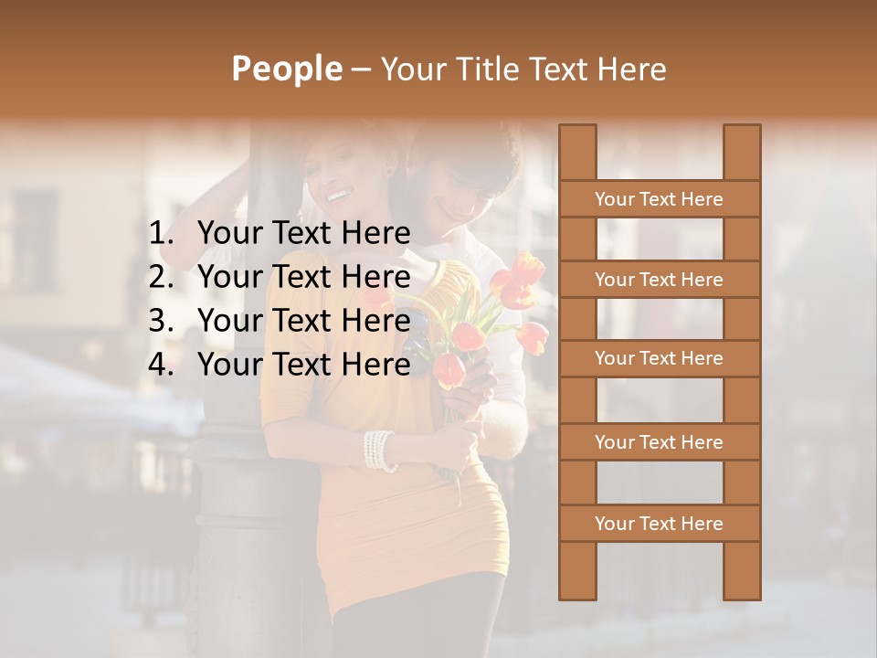 Hug Married Style PowerPoint Template
