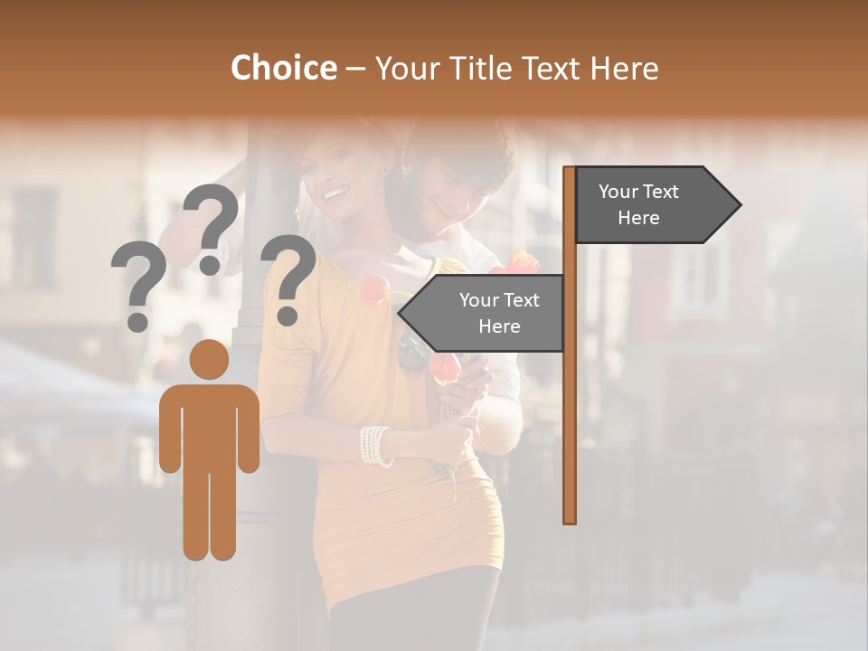 Hug Married Style PowerPoint Template