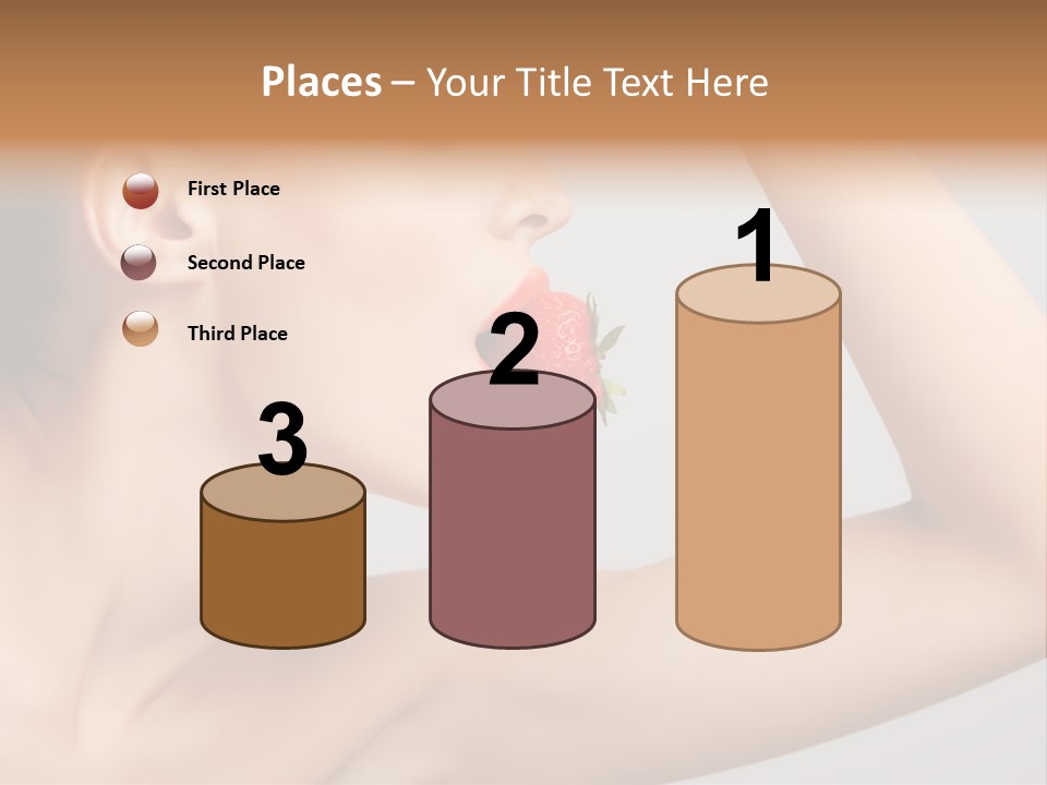 Bright Flirt Hungry PowerPoint Template