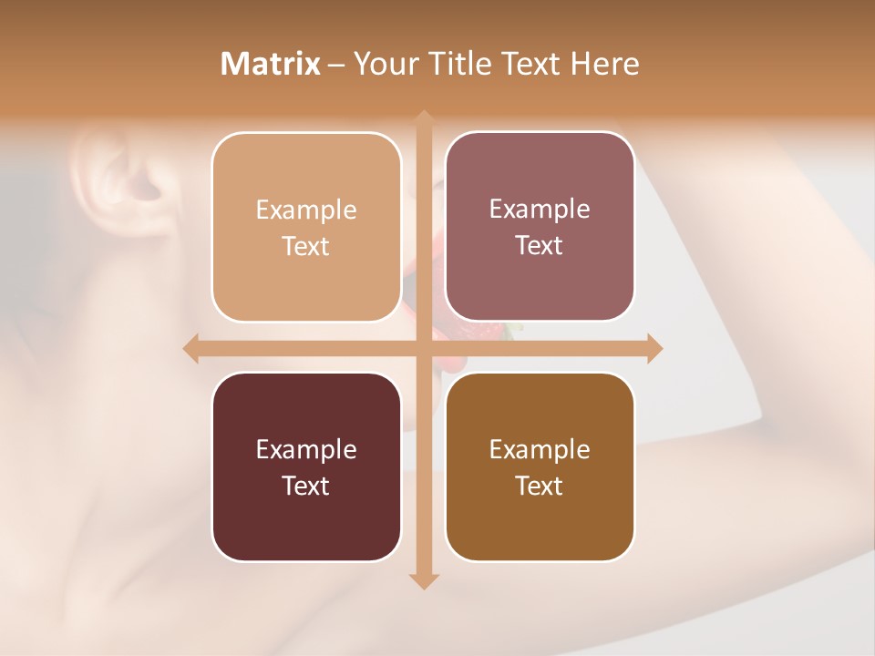 Bright Flirt Hungry PowerPoint Template