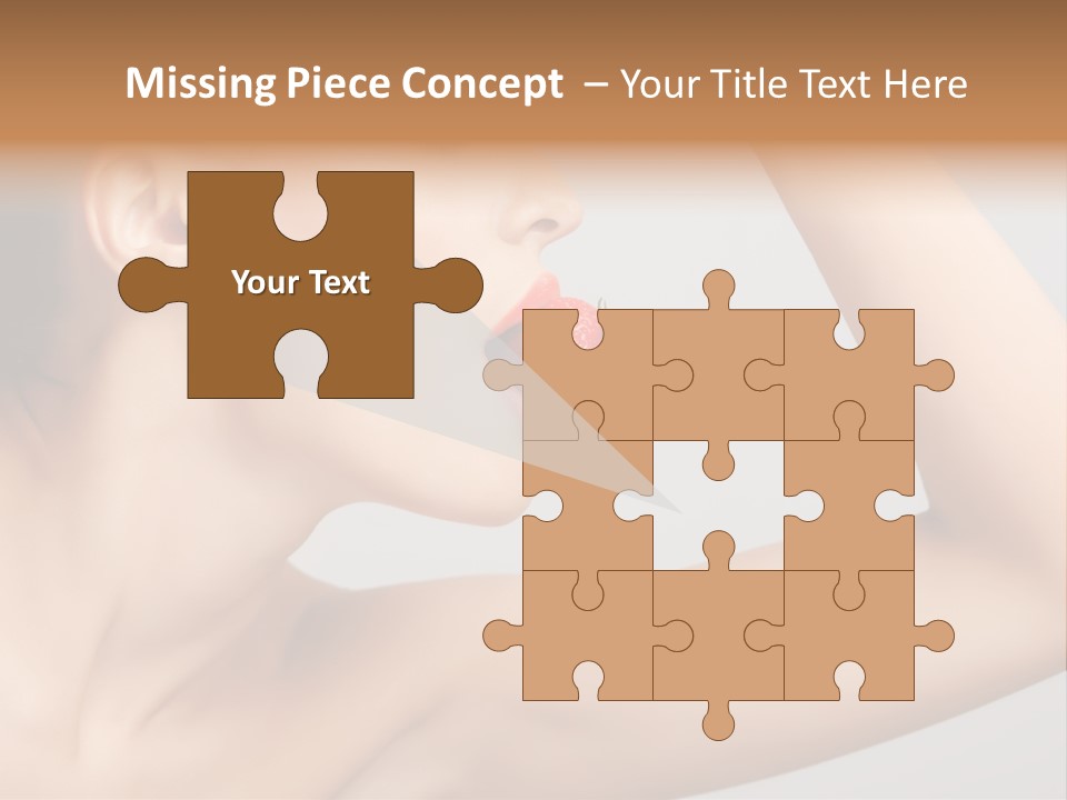 Bright Flirt Hungry PowerPoint Template