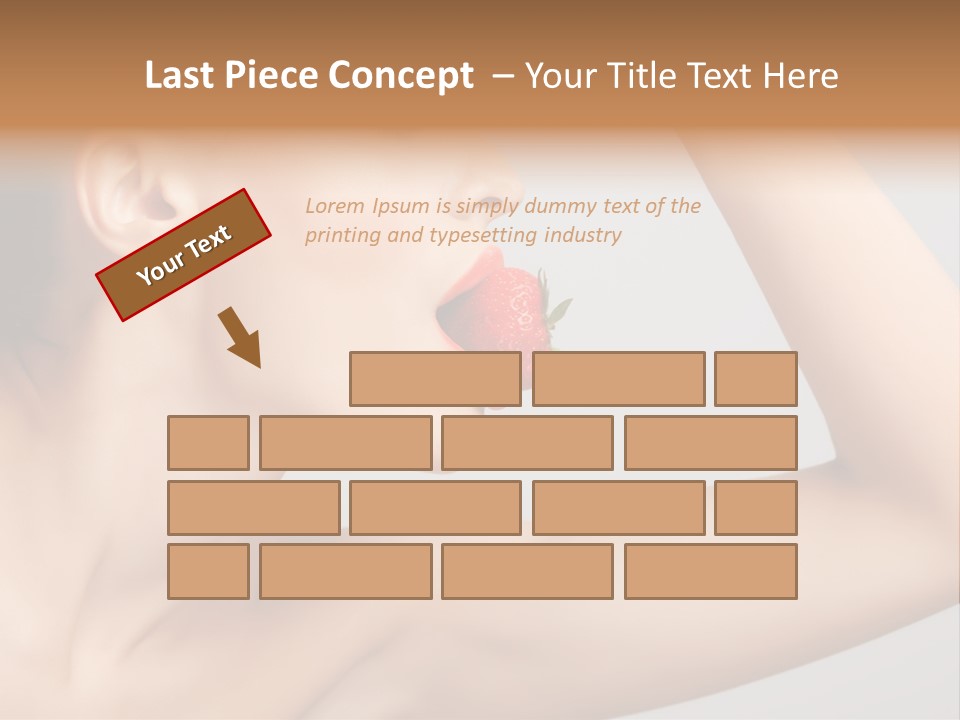 Bright Flirt Hungry PowerPoint Template