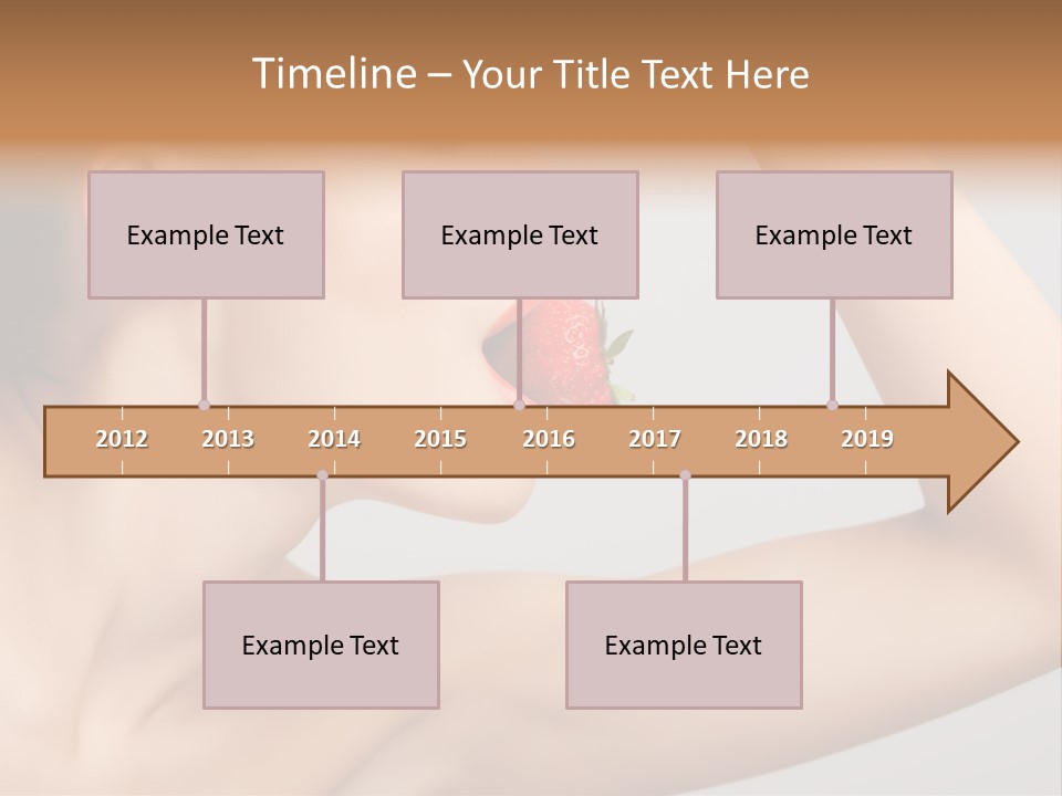 Bright Flirt Hungry PowerPoint Template