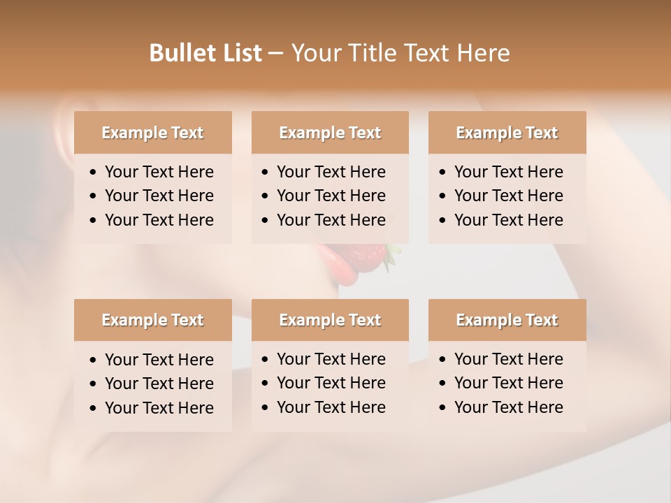 Bright Flirt Hungry PowerPoint Template