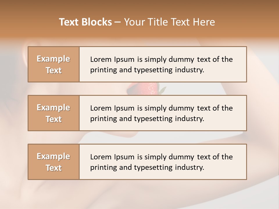 Bright Flirt Hungry PowerPoint Template