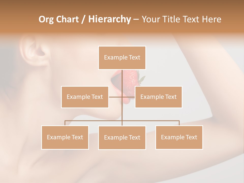 Bright Flirt Hungry PowerPoint Template