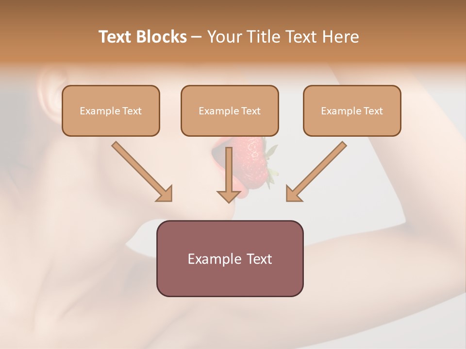 Bright Flirt Hungry PowerPoint Template