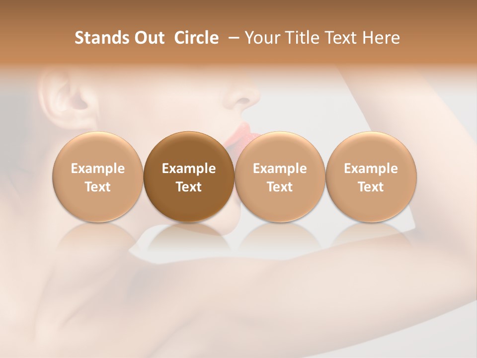 Bright Flirt Hungry PowerPoint Template