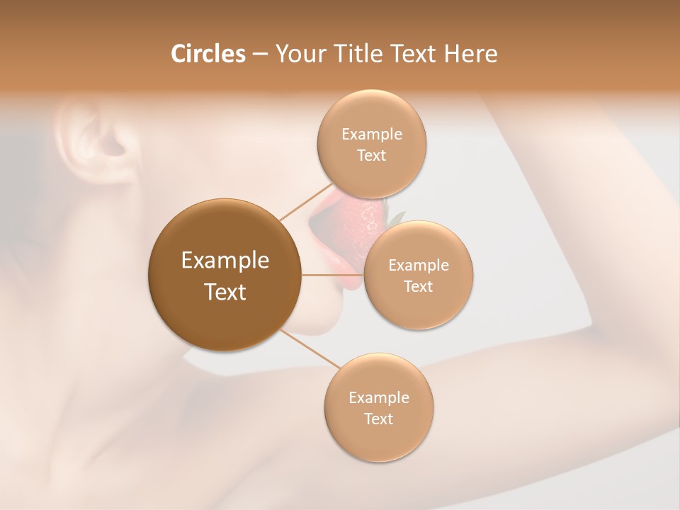 Bright Flirt Hungry PowerPoint Template